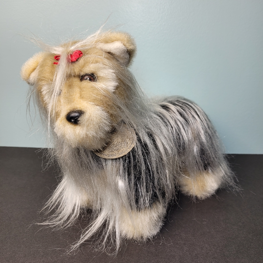 Classic Aurora Yorkie Yorkshire Terrier Dog 9" Plush Stuffed Animal 1996 A&A HTF